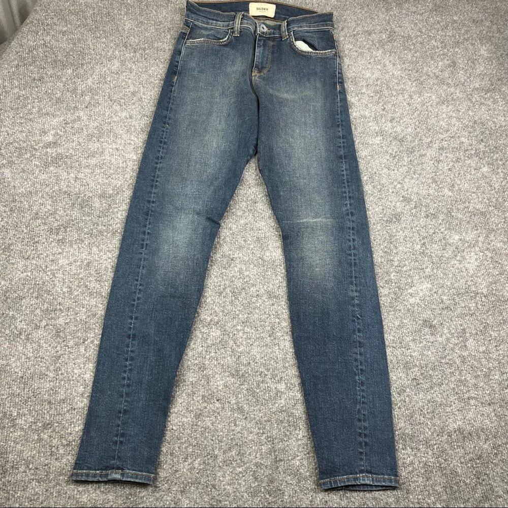 Baldwin Jeans‎ Women's Size 25 Kansas City Karlie High Rise Skinny Dark Wash